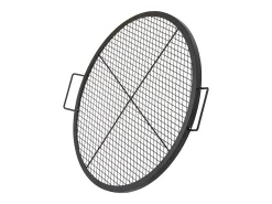 Grelha de Cozinha SucceBuy para Lareira Grelha de Cozinha Redonda X-Marks de 76.2CM - Aço Robusto