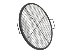Grelha de Cozinha SucceBuy para Lareira Grelha de Cozinha Redonda X-Marks de 76.2CM - Aço Robusto