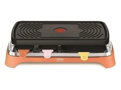 Grelhador de raclette TEFAL RE651JF0 8 pessoas 1450W - Multifuncional, Grill, Plancha, Pizza Party, Brunch, Livro de receitas