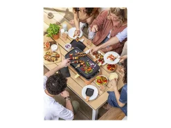 Grelhador de raclette TEFAL RE651JF0 8 pessoas 1450W - Multifuncional, Grill, Plancha, Pizza Party, Brunch, Livro de receitas