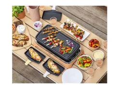 Grelhador de raclette TEFAL RE651JF0 8 pessoas 1450W - Multifuncional, Grill, Plancha, Pizza Party, Brunch, Livro de receitas