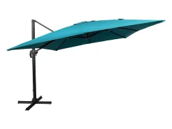 Guarda-chuva MOLOKAI quadrado 3x3m azul + tampa