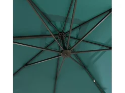 Guarda-chuva MOLOKAI quadrado 3x3m azul + tampa