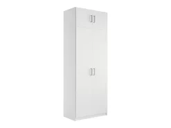 Guarda-roupa 2 portas C92 cm branco + extensões - BELOMY