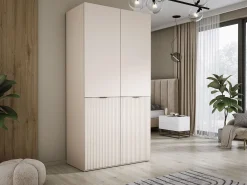 Guarda-roupa: Bege Areia, 100 x 200 x 51 cm