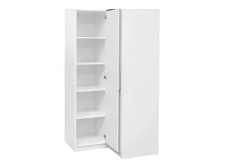 Guarda-roupa de canto 2 portas C115 cm branco - LIZANDRO