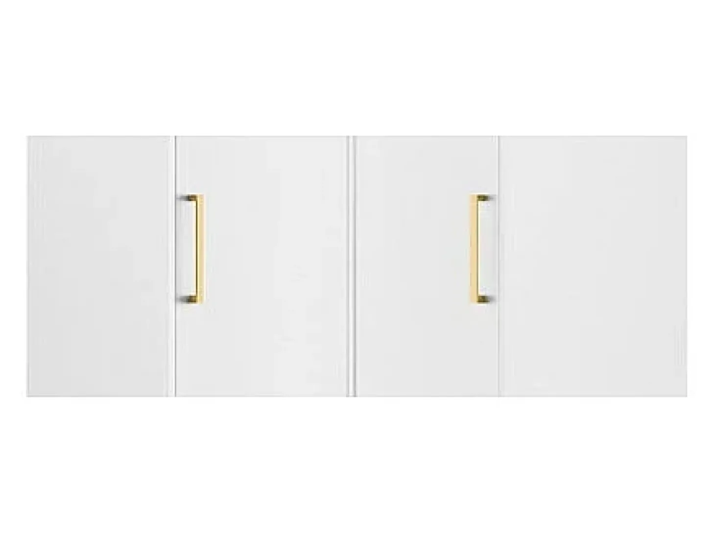 Guarda-roupa de canto 2 portas C115 cm branco + módulo superior - LIZANDRO