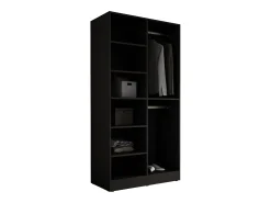 Guarda-roupa: Preto Grafite, 100 x 200 x 51 cm