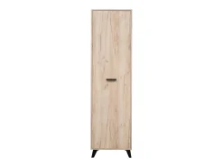 Guarda-roupa 53,5x192x35 cm Carvalho cinza, conjunto de 5 peças para hall