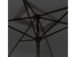 Guarda-sol com mastro de metal 300 x 200 cm antracite 02_0008132