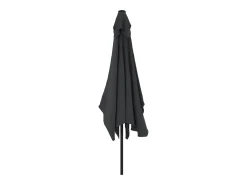 Guarda-sol com mastro de metal 300 x 200 cm preto 02_0008134