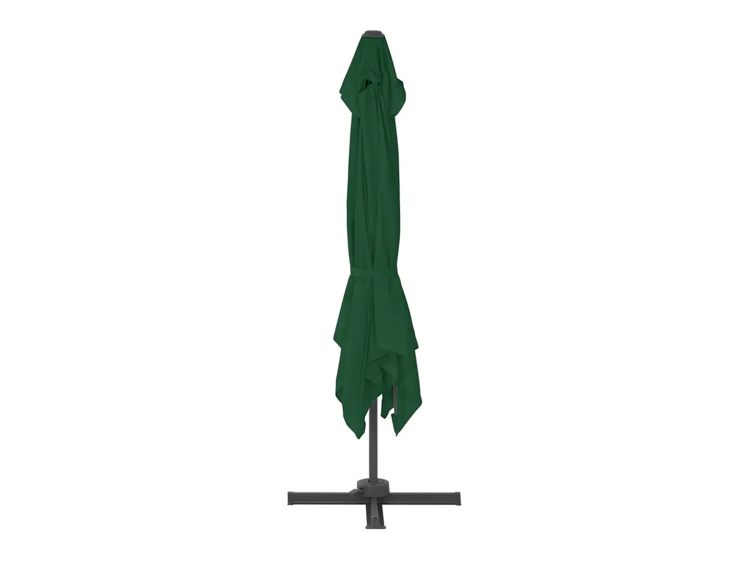 Guarda-sol de exterior com base portátil 4 x 3 m verde 02_0008064