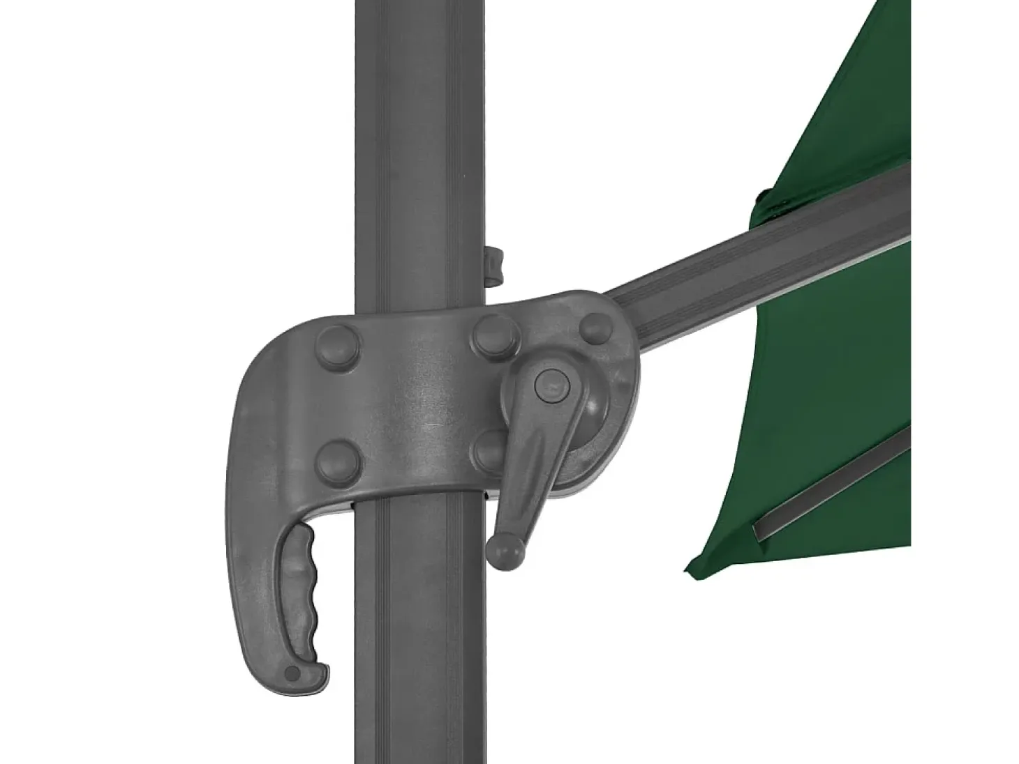 Guarda-sol de exterior com base portátil 4 x 3 m verde 02_0008064