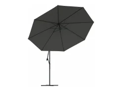 Guarda-sol de jardim com braço articulado e mastro de alumínio 350 cm antracite 02_0008630