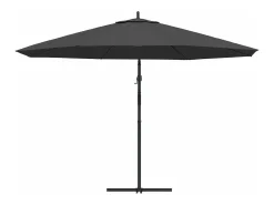 Guarda-sol de jardim com braço articulado e mastro de alumínio 350 cm antracite 02_0008630