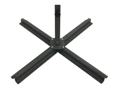 Guarda-sol de jardim com haste e luzes LED 250 cm azul celeste 02_0008518