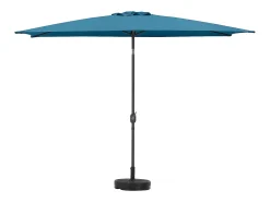 Guarda-sol de jardim "Sol 2" - Retângulo - 2 x 3 m - Azul + Ladrilhos de lastro incluídos