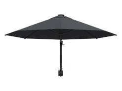 Guarda-sol de parede com mastro de metal antracite de 300 cm 02_0008685