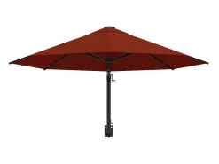 Guarda-sol de parede com mastro de metal 300 cm laranja 02_0008684