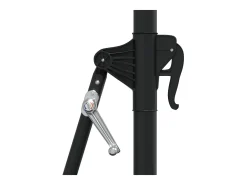 Guarda-sol de parede com mastro de metal 300 cm cor bordô 02_0008682