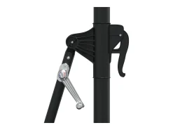 Guarda-sol de parede com mastro de metal 300 cm azul 02_0008686