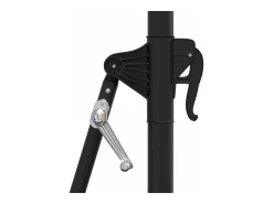 Guarda-sol de parede para exterior com mastro de metal verde de 300 cm 02_0008689