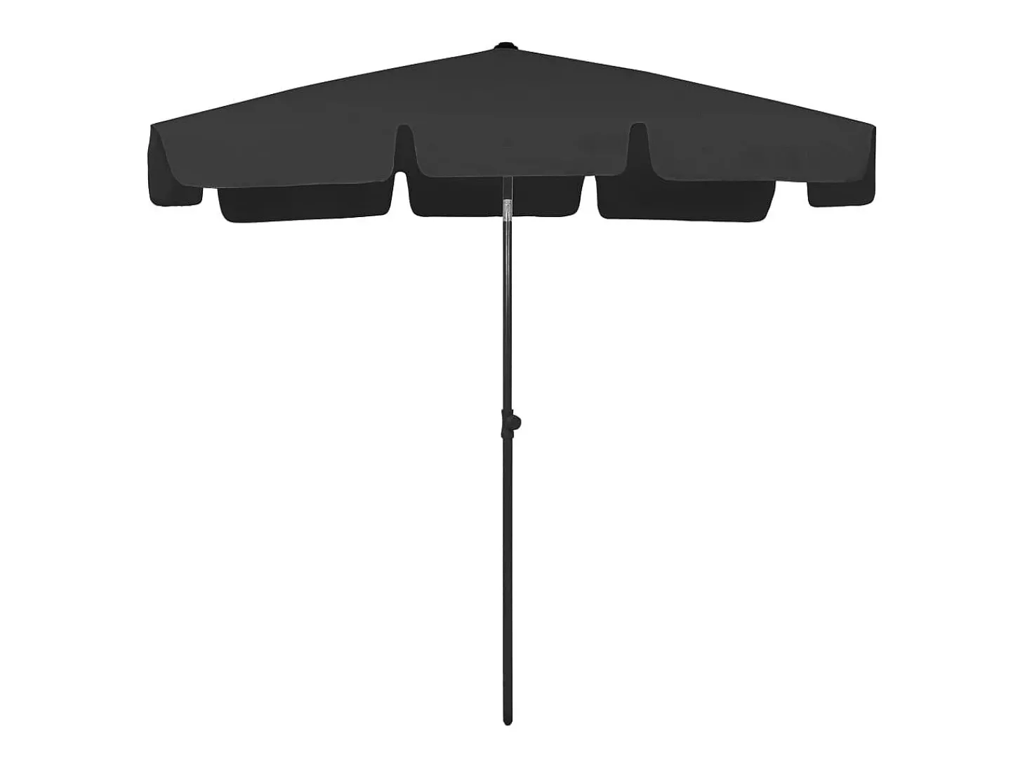 Guarda-sol de praia 200 x 125 cm preto 02_0008402