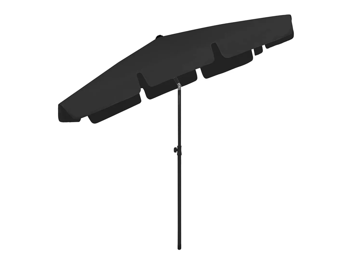 Guarda-sol de praia 200 x 125 cm preto 02_0008402