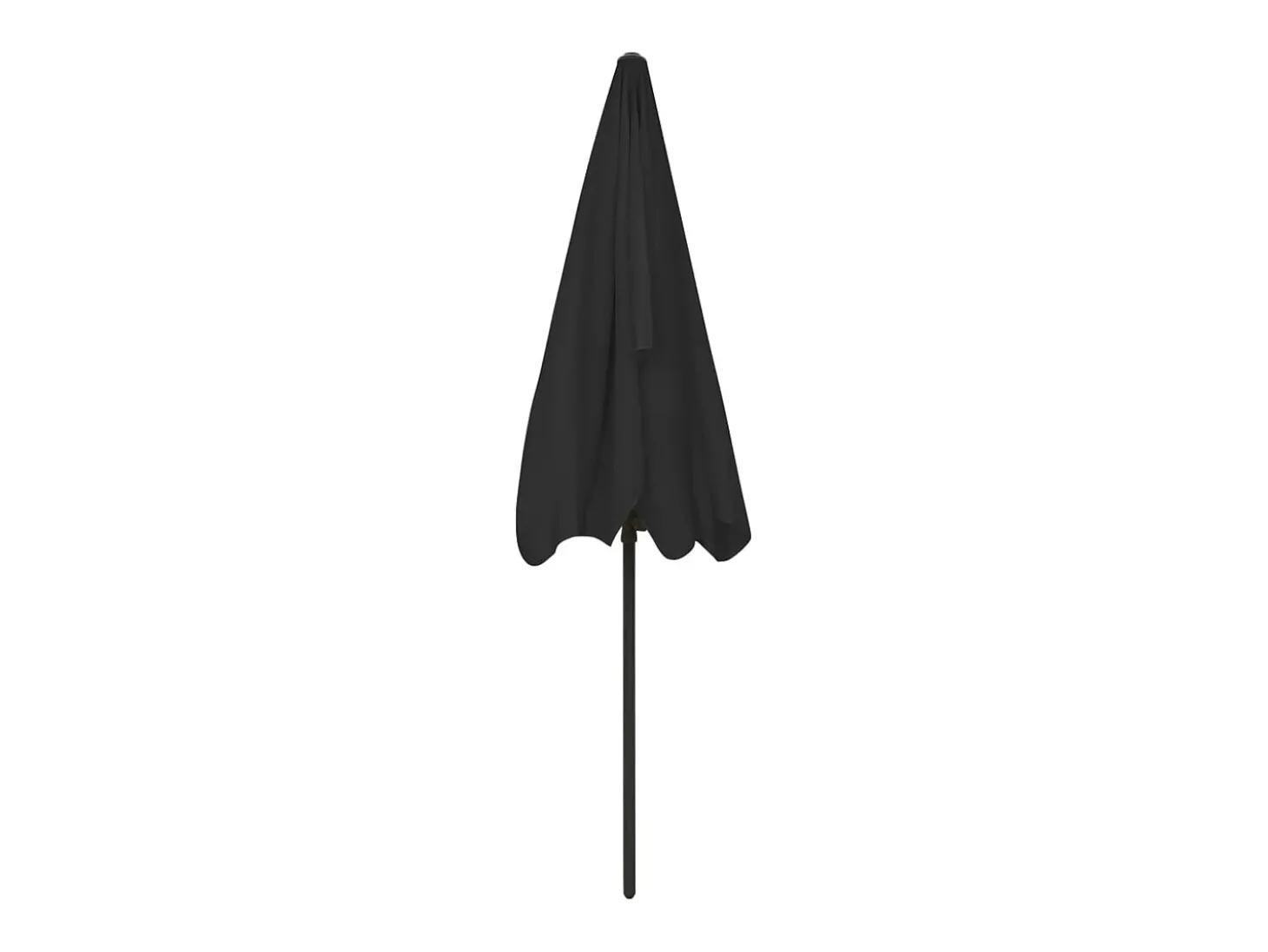 Guarda-sol de praia 200 x 125 cm preto 02_0008402