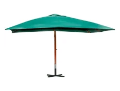 Guarda-sol flutuante grande para exterior 300 x 400 cm verde 02_0008677