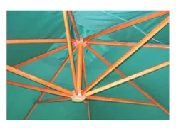 Guarda-sol flutuante grande para exterior 300 x 400 cm verde 02_0008677
