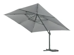 Guarda-sol jardim deportado LED Alu 