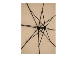 Guarda-sol retangular de braço articulado 250 x 250 cm inclinável creme 14_0007585