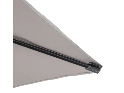 Guarda-sol retangular de varanda KADAX, 210 x 140 cm, guarda-sol ajustável em altura para varanda e terraço, guarda-sol dobrável para pátio com bolsa de