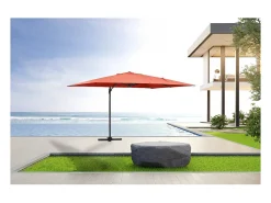 Guarda-sol "Sun 4" - 3 x 4 m - Vermelho