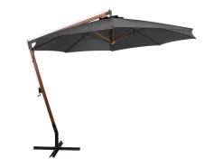Guarda-sol suspenso com mastro 3,5 x 2,9 m madeira de abeto antracite 02_0008705