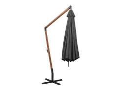 Guarda-sol suspenso com mastro 3,5 x 2,9 m madeira de abeto antracite 02_0008705