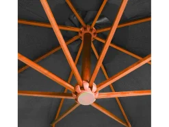 Guarda-sol suspenso com mastro 3,5 x 2,9 m madeira de abeto antracite 02_0008705