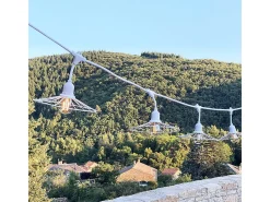 Guirlanda de arame metálico E27 6M CHIC