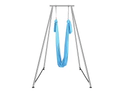 Hamaca de Yoga SucceBuy, Quadro e Hamaca de Yoga Aéreo, Carga de 250 kg, Kit de Hamaca Aérea, para o Yoga Interior e Exterior, Azul