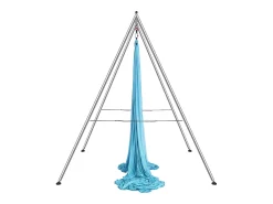 Hamaca de Yoga SucceBuy, Quadro e Hamaca de Yoga Aéreo, Carga de 250 kg, Kit de Hamaca Aérea, para o Yoga Interior e Exterior, Azul