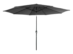 HAPUNA guarda-chuva redondo recto 3,30m de diâmetro cinzento