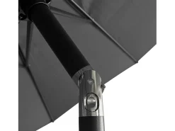 HAPUNA guarda-chuva redondo recto 3,30m de diâmetro cinzento