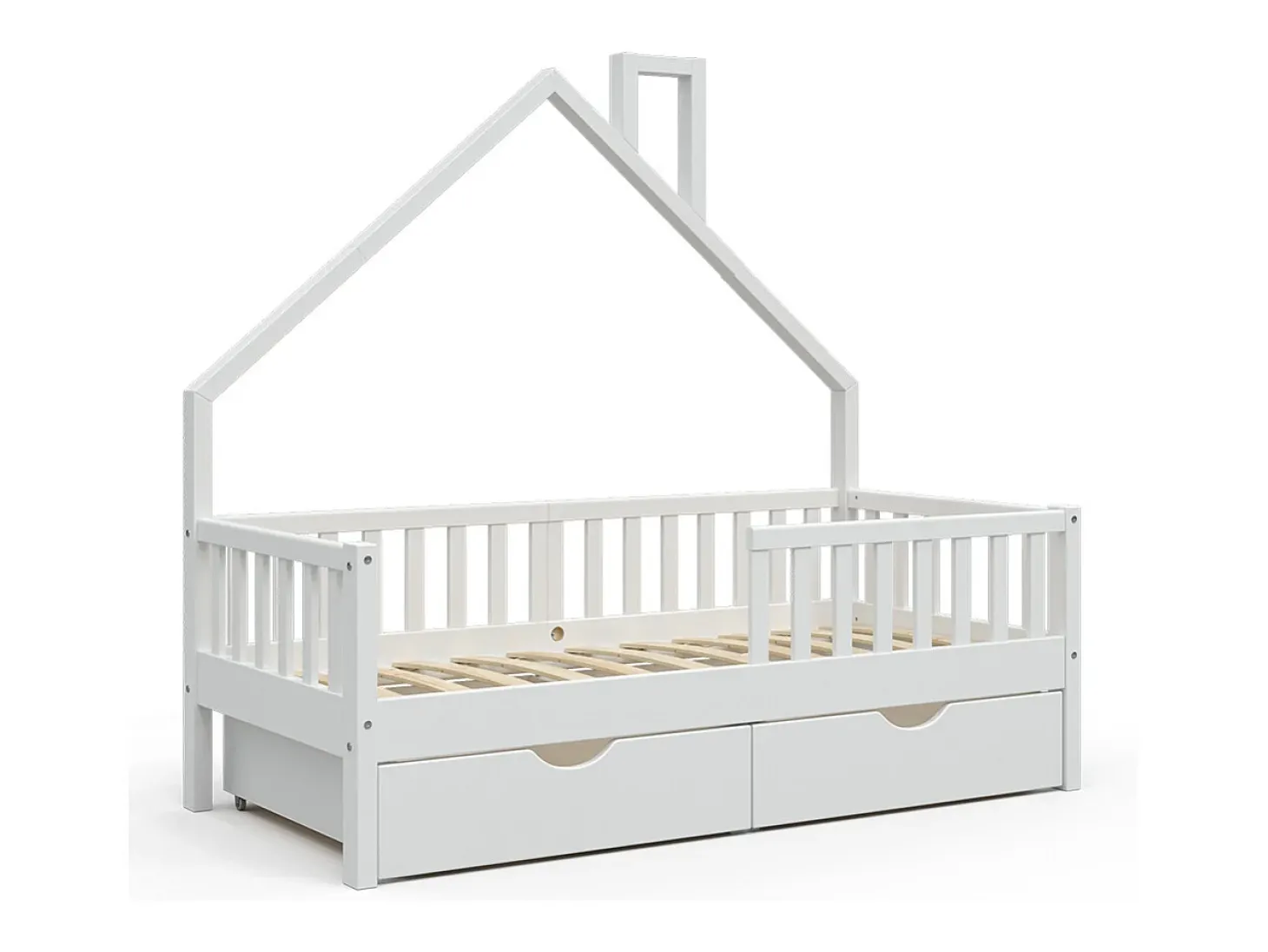 Hausbett branco 168x83x155 noemi