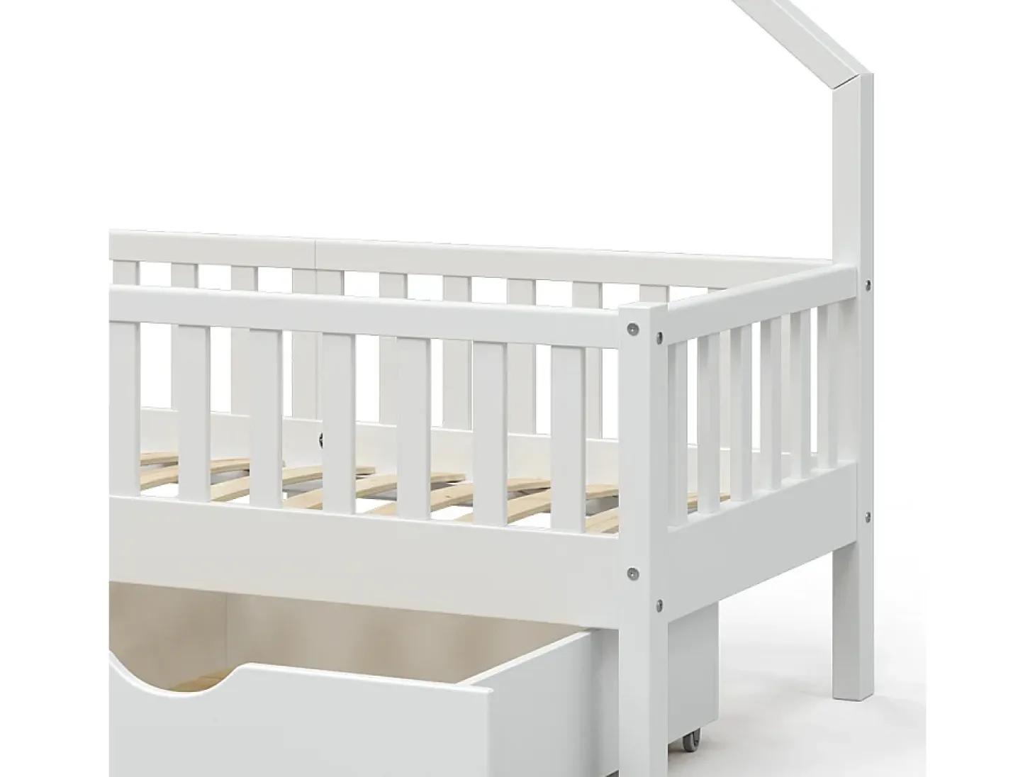 Hausbett branco 168x83x155 noemi