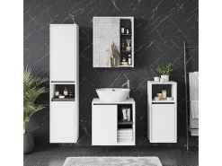 Hochschrank branco/cinza 38x33x170 viola