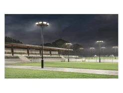 Holofote LED para área externa Beneito & Faure Polaris 100W CCT IP65 120° - 3000K/4000K/5000K - Branco fosco