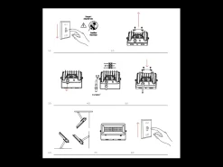 Holofote LED para área externa Beneito & Faure Polaris 100W CCT IP65 120° - 3000K/4000K/5000K - Branco fosco