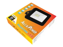 Holofote LED Preto 175-265VAC 10W 6000K