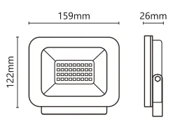 Holofote LED 9-30V 30W 2550lm 4000K